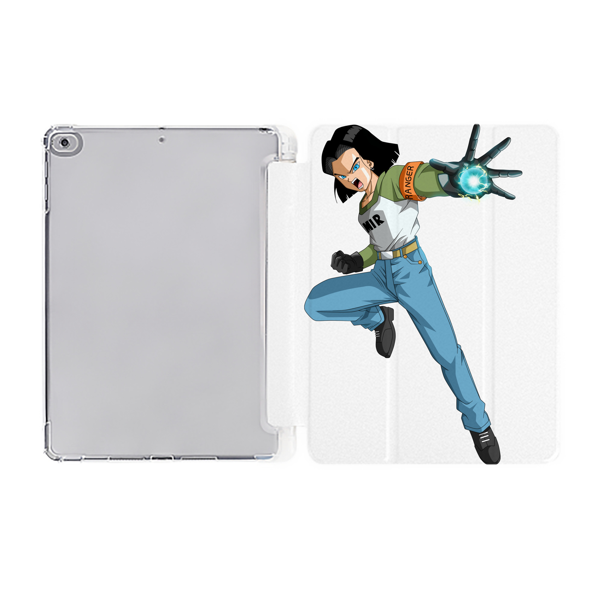 （画像用） ドラゴンボール DRAGON BALL IPad ケース ペン収納付き 三つ折りスタンド PUレザー×シリコン 対応機種9.5/10.5/10.9インチ